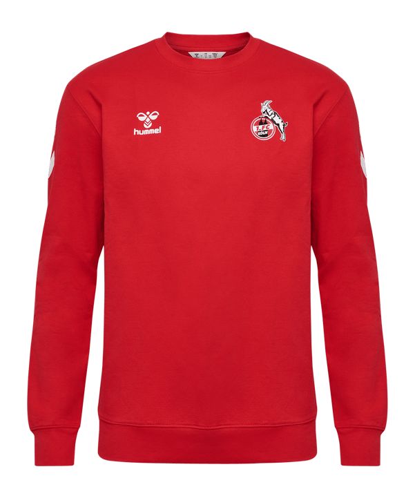 Hummel 1. FC Köln Travel Sweatshirt 2024/2025 Kids Rot F3062 - rot