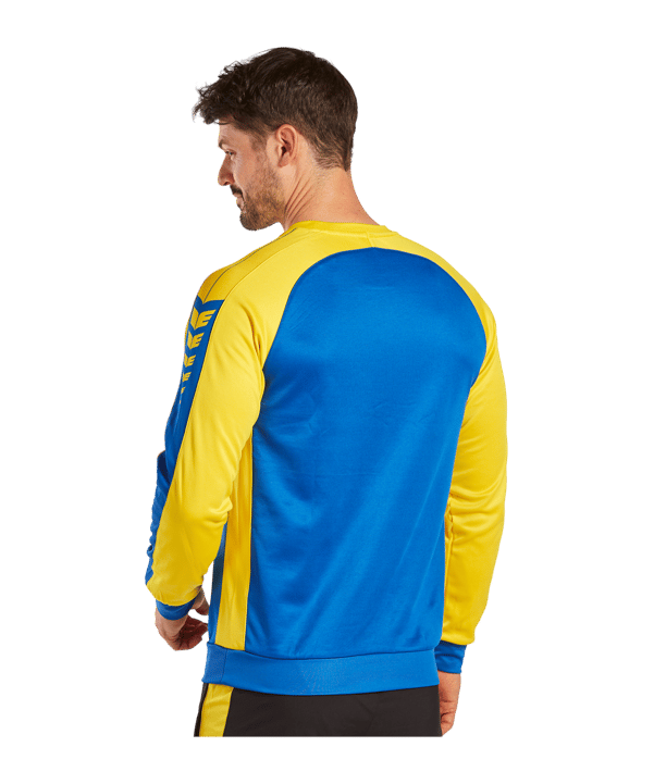 Erima SIX WINGS Sweatshirt Blau Gelb - blau