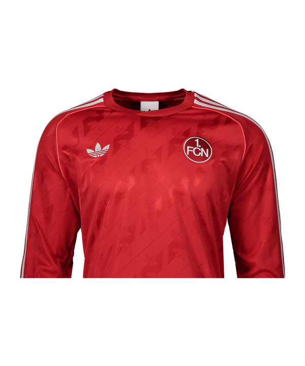 adidas Originals 1. FC Nürnberg Maglia maniche lunghe 2026/2027 Rosso - rosso