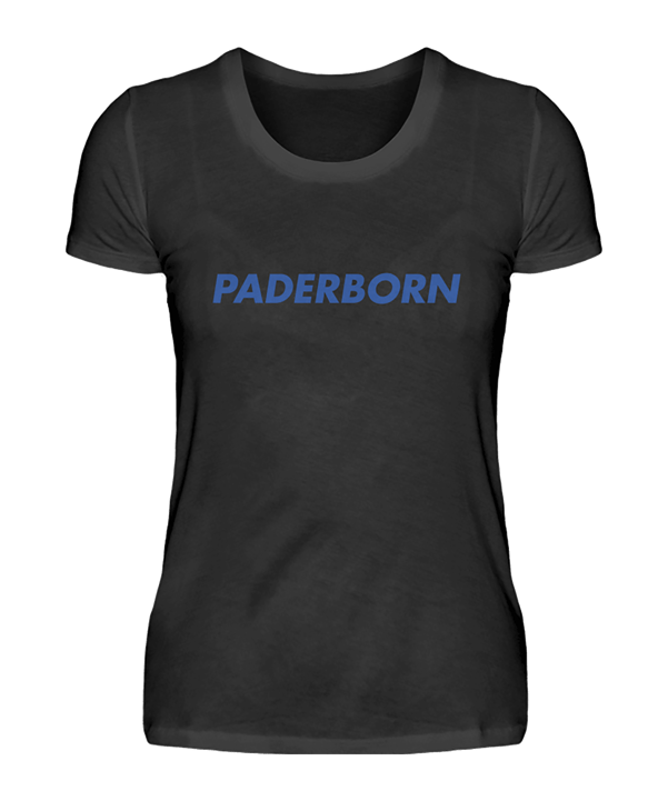 Damen T-Shirt "Paderborn" Schwarz - schwarz