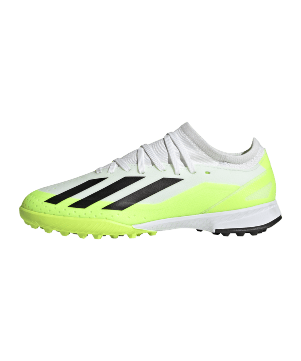 adidas X Crazyfast.3 TF Crazyrush Kids Weiss Schwarz Gelb - weiss