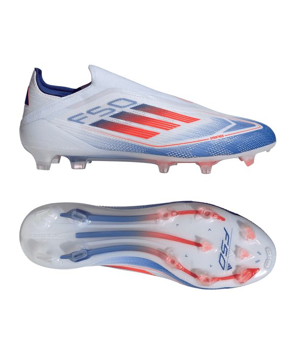 adidas F50 Elite LL FG Advancement Weiss Rot - weiss