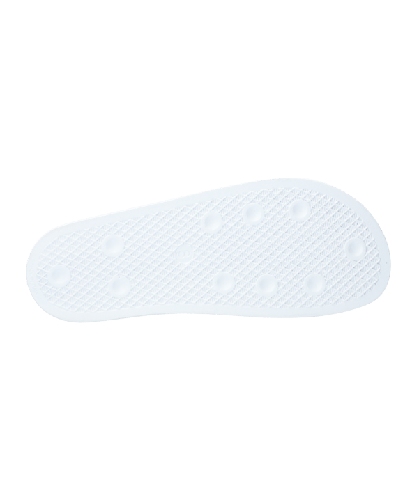 adidas Originals Adilette Weiss Schwarz - weiss