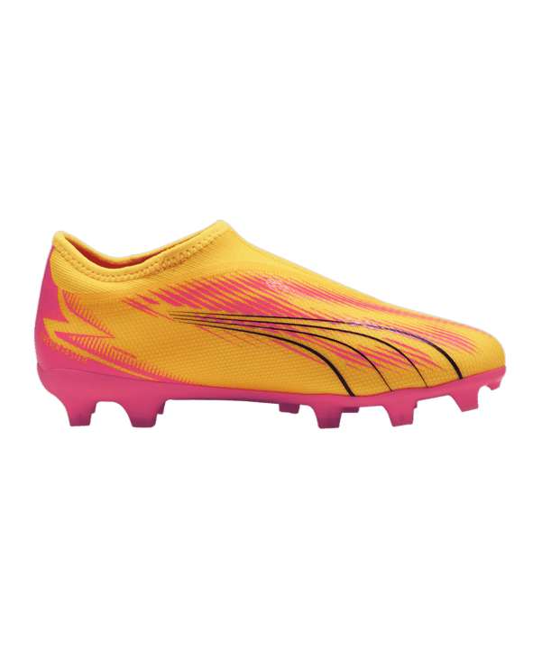 PUMA ULTRA Match LL FG/AG Jr Kids The Forever Faster Orange Schwarz F03 - orange
