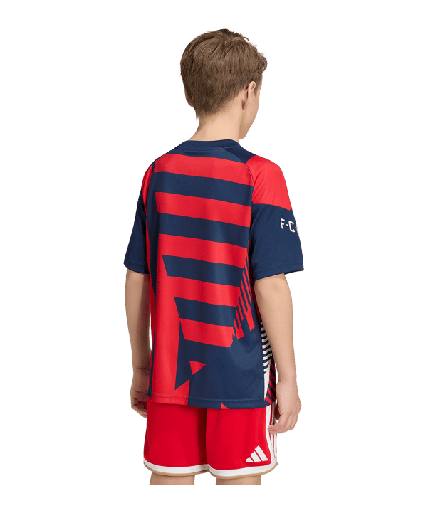adidas FC Bayern München Pre Match Trikot 2026/2027 Kids Blau - blau