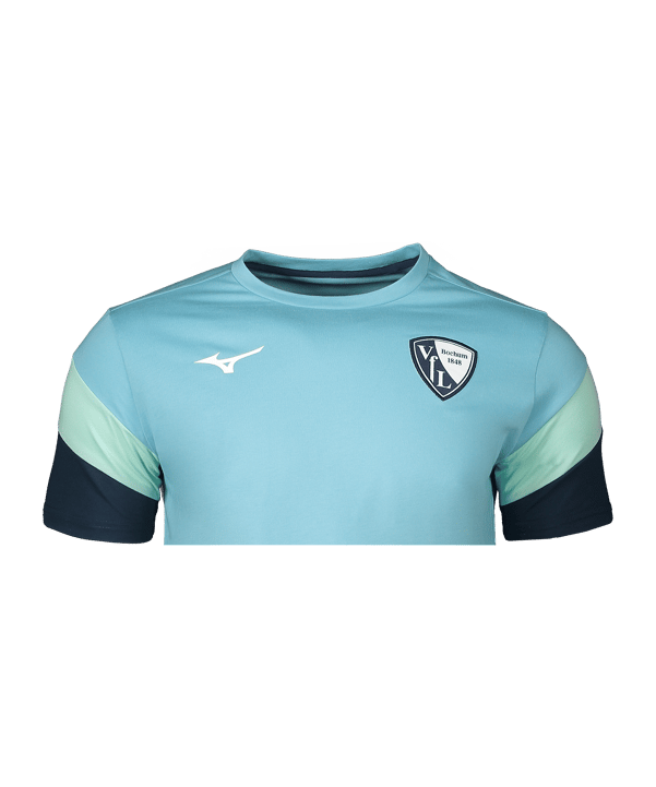 Mizuno VfL Bochum Retro Cotton T-shirt Blu C19 - blu
