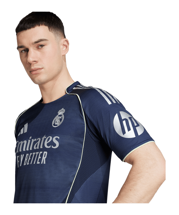 adidas Real Madrid Authentic Trikot Away 2025/2026 Blau - blau