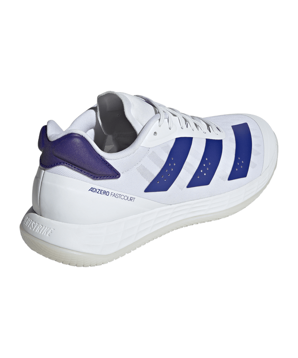 adidas Adizero Fastcourt Weiss Blau - weiss