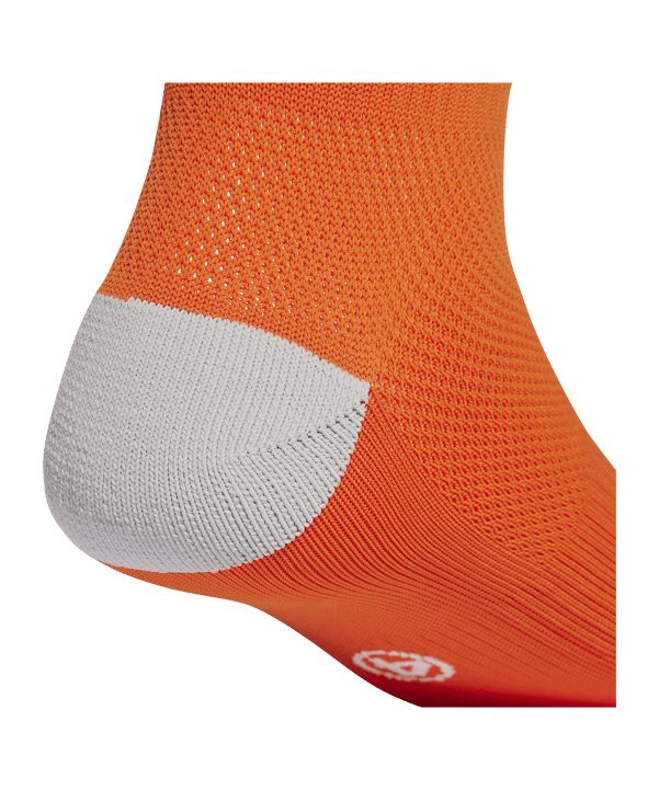 adidas Milano 23 Strumpfstutzen Orange Weiss Grau - orange