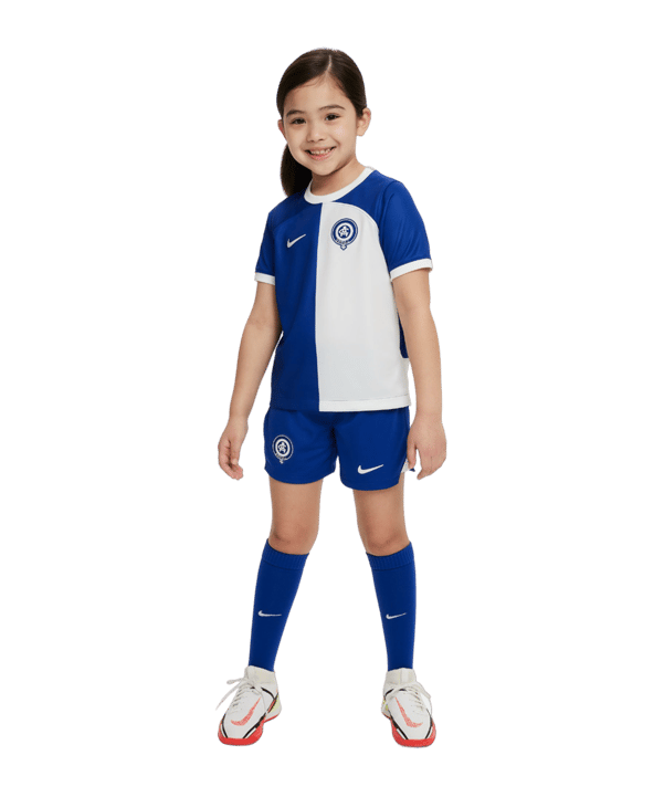 Nike Atletico Madrid Minikit Away 2023/2024 Blau Kids F418 - blau