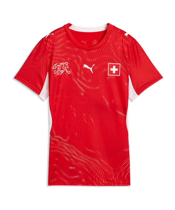 PUMA SFV Suisse Replica Maillot Home CM 2026 Femmes Rouge C01 - rouge