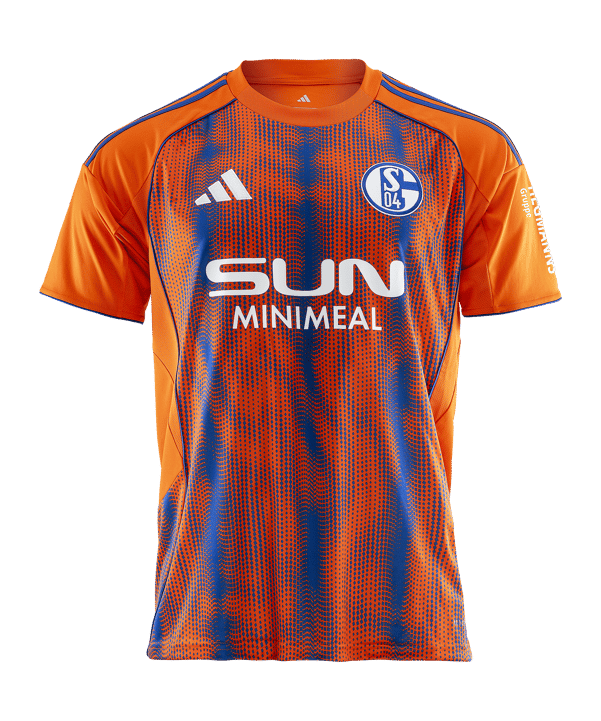 adidas FC Schalke 04 Trikot 3rd 2025/2026 Orange - orange