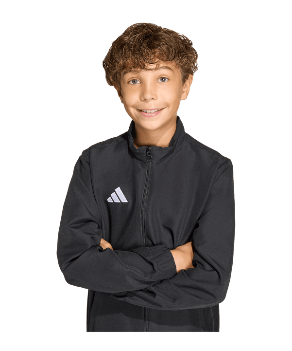 adidas Entrada 26 Präsentationsjacke Kids Schwarz - schwarz