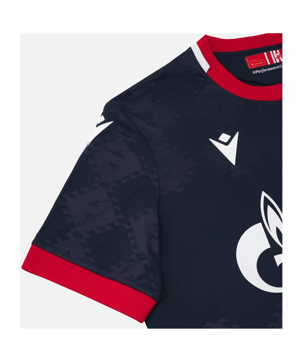 Macron Roter Stern Belgrad Trikot Away 2025/2026 Blau - blau