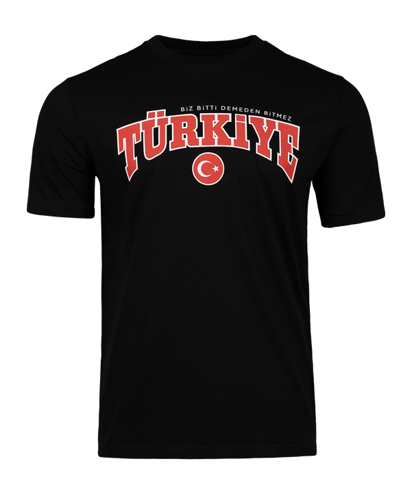 Nike TFF Türkei Biz Bitti Demeden Bitmez T-Shirt Schwarz Ftffcz0881bitmezschwarz - schwarz