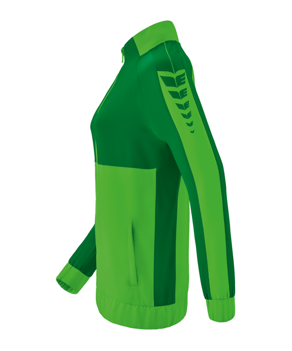 Erima Six Wings Präsentationsjacke Damen Grün - gruen