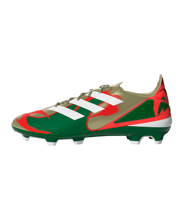 adidas Gamemode Iconic Footballs FG Grün Gold - gruen