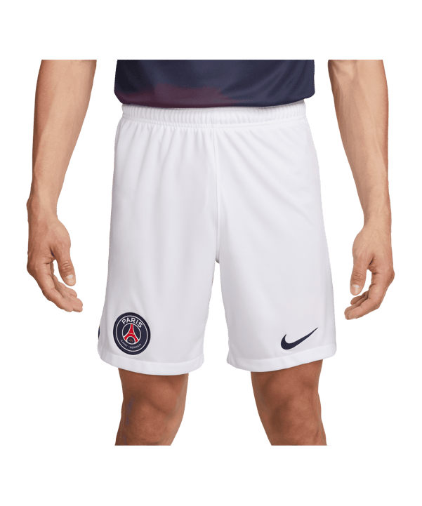 Nike Paris St. Germain Short Home Away 23/24 F100 - weiss