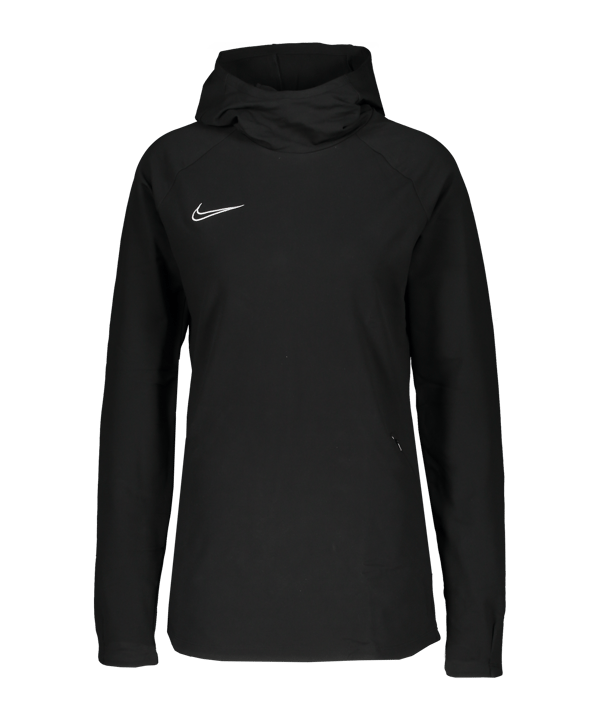 Nike Academy Hoody Damen Schwarz Weiss F010 - schwarz
