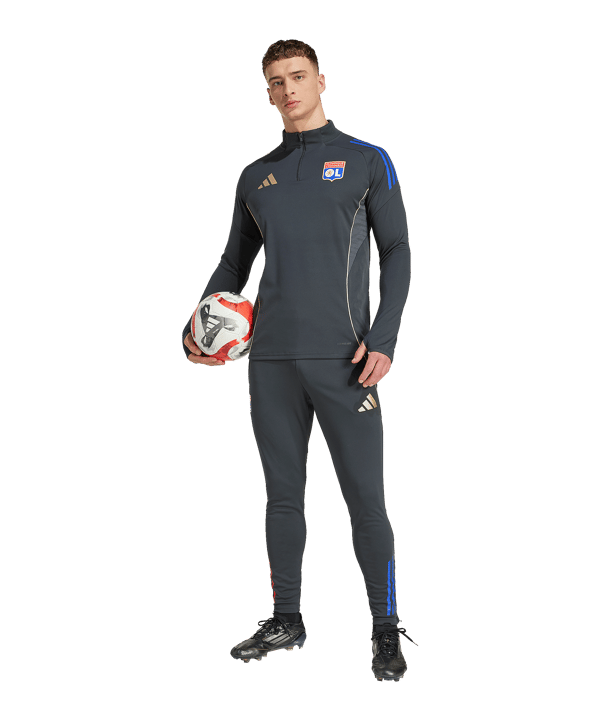 adidas Olympique Lyon Trainingshose Grau - grau