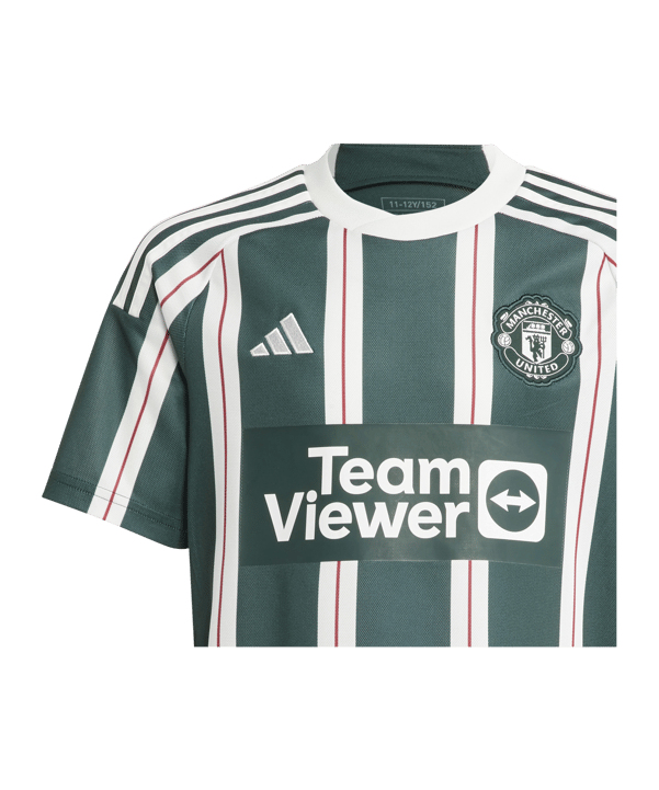 adidas Manchester United Trikot Away 2023/2024 Kids Grün - gruen