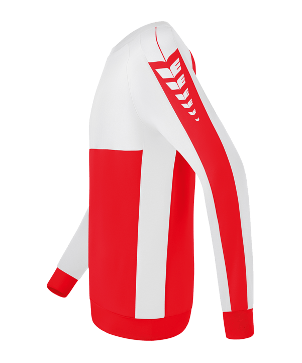 Erima Six Wings Sweatshirt Kids Rot Weiss - rot