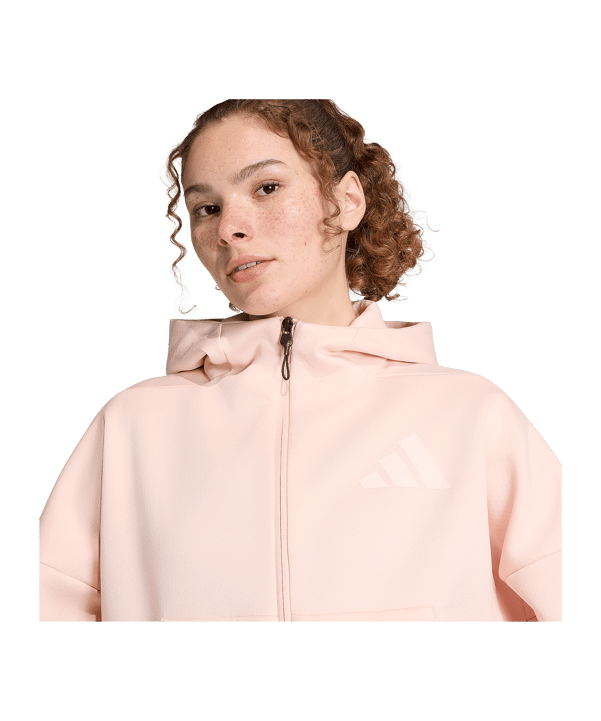adidas Z.N.E. Kapuzenjacke Damen Rosa - rosa