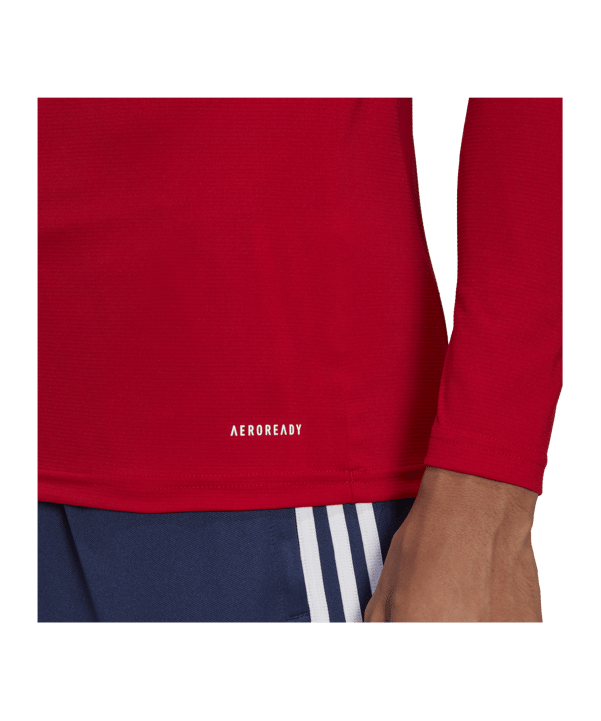 adidas Team Base Top langarm Rot - rot