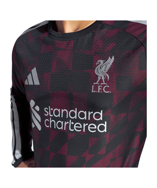 adidas FC Liverpool Authentic Trikot Langarm 3rd 2026/2027 Schwarz - schwarz