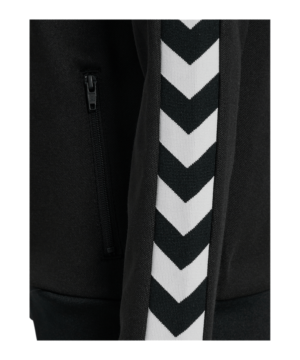 Hummel Archive Reg Poly Jacke Kids Schwarz F2001 - schwarz