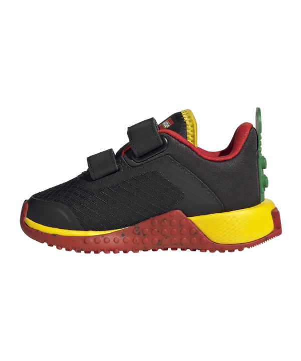adidas DNA x LEGO® Hook And Loop Kids Schwarz Shoes Black - schwarz