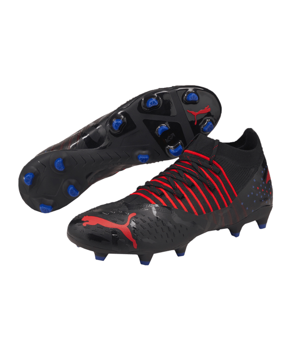 PUMA FUTURE 3.3 Batman FG/AG Schwarz Rot F01 - schwarz