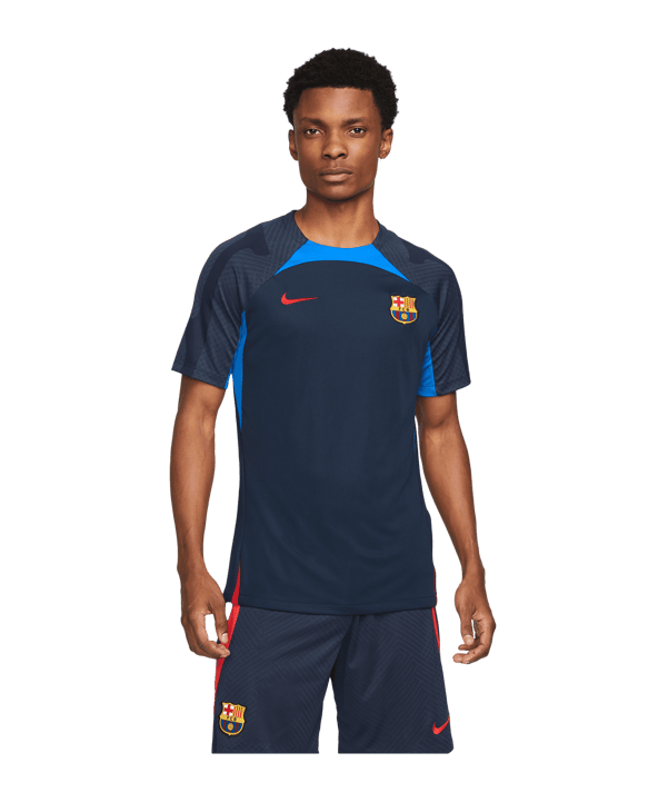 Nike FC Barcelona Strike Trainingsshirt Blau F453 - blau