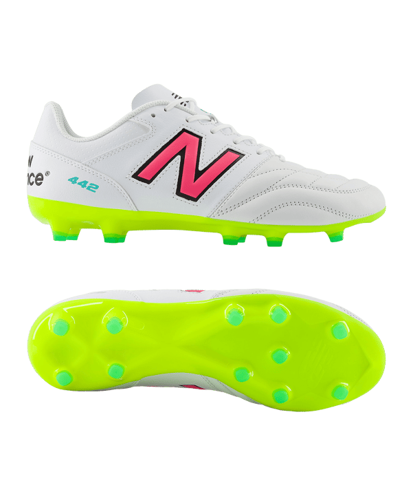 New Balance 442 Team V2 FG United in FuelCell Weiss FWH2 - weiss
