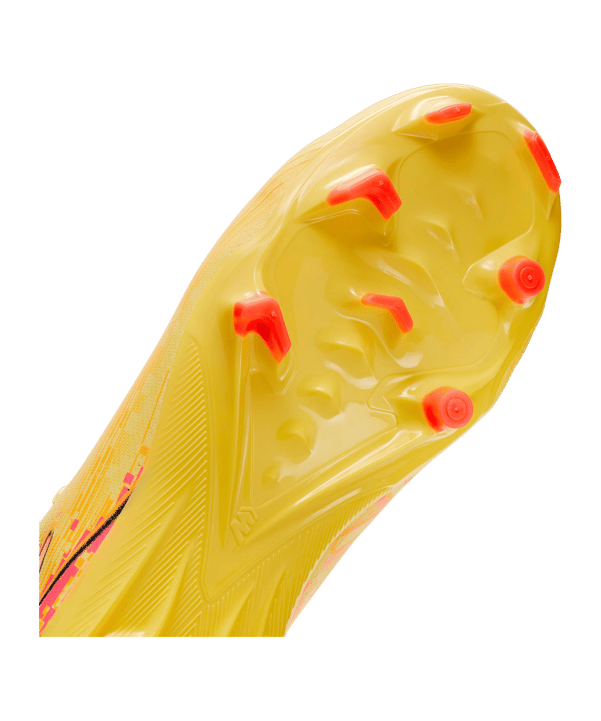 Nike Jr Air Zoom Mercurial Vapor XVI Academy FG/MG Mbappe Signature Kids Orange Blau F800 - orange