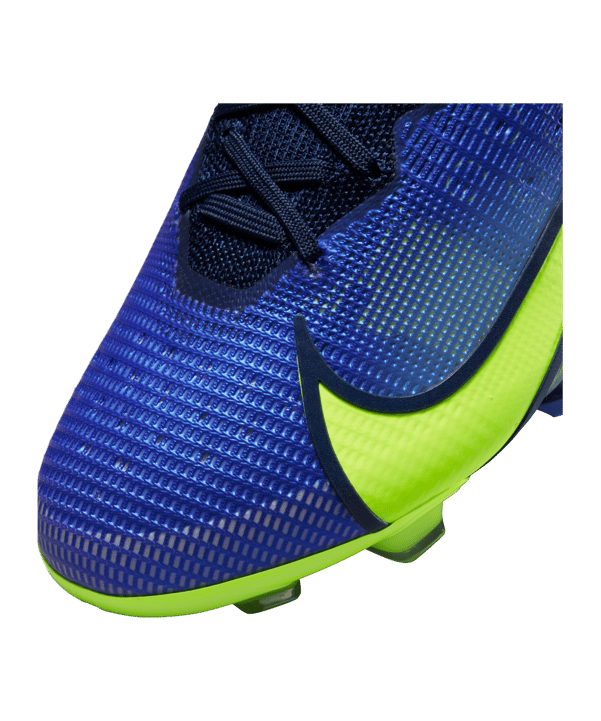 Nike Mercurial Superfly VIII Recharge Elite FG Blau Gelb F574 - blau