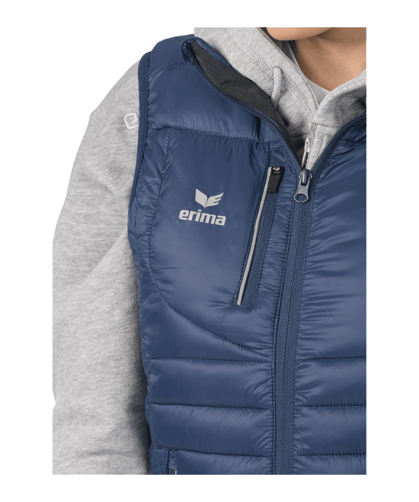 Erima CMPT Puffer Weste Damen Blau - blau