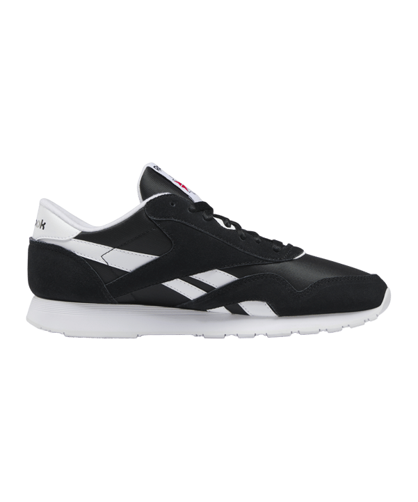 Reebok CL Nylon Schwarz Weiss - schwarz