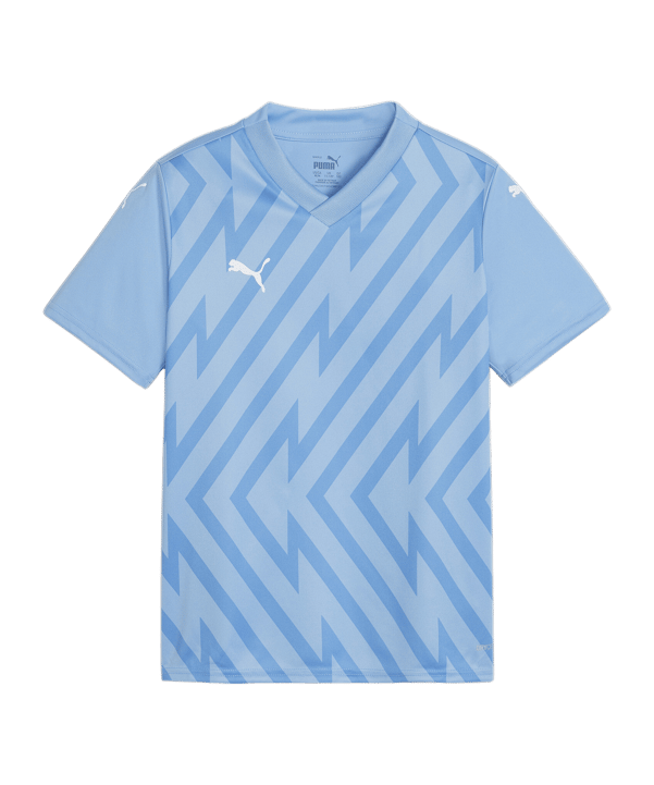 PUMA teamGLORY Trikot Kids Blau Weiss Blau F18 - blau