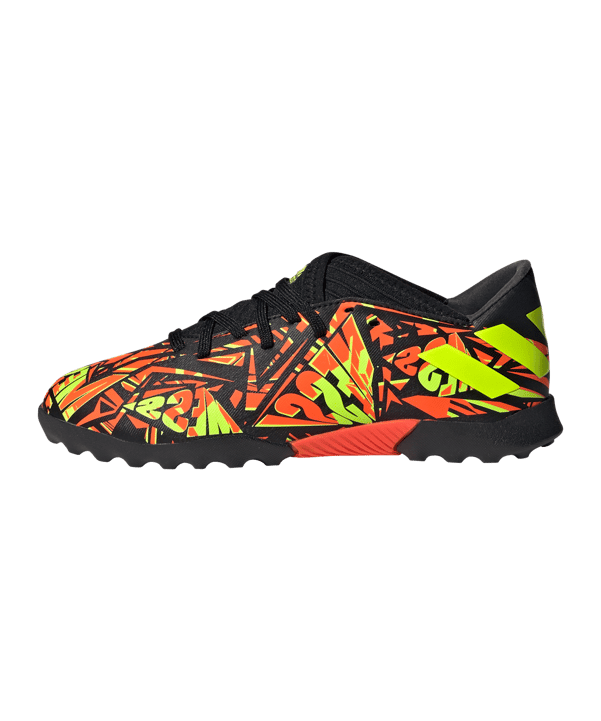 adidas NEMEZIZ Messi.3 TF J Kids Rot Gelb Schwarz - rot