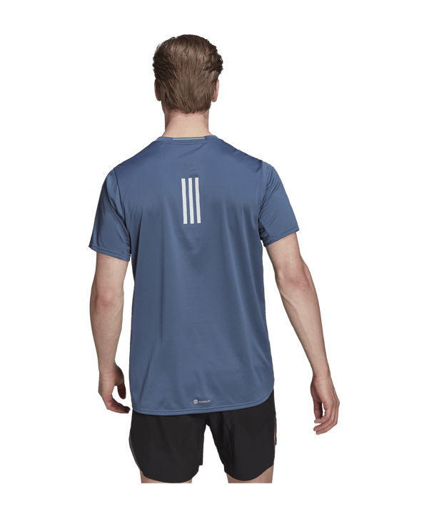 adidas Designed 4 Running T-Shirt Blau - blau