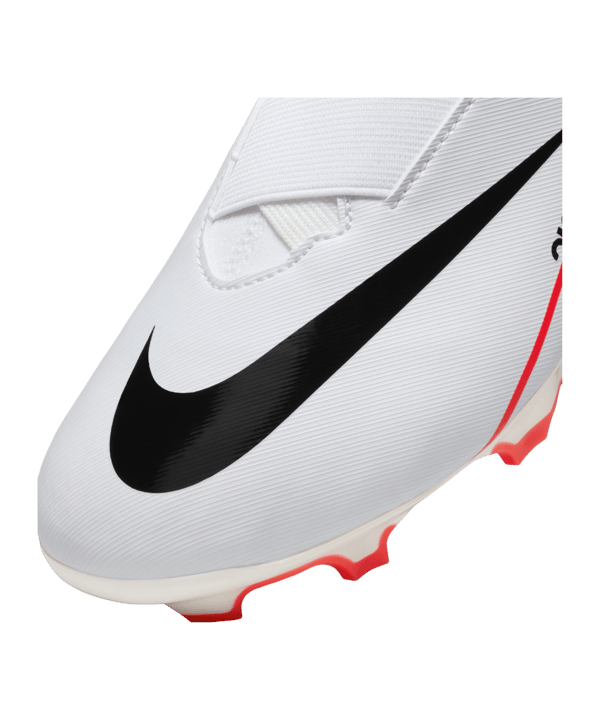 Nike Jr Air Zoom Mercurial Vapor XV Academy FG/MG Ready Kids Rot Weiss Schwarz F600 - rot