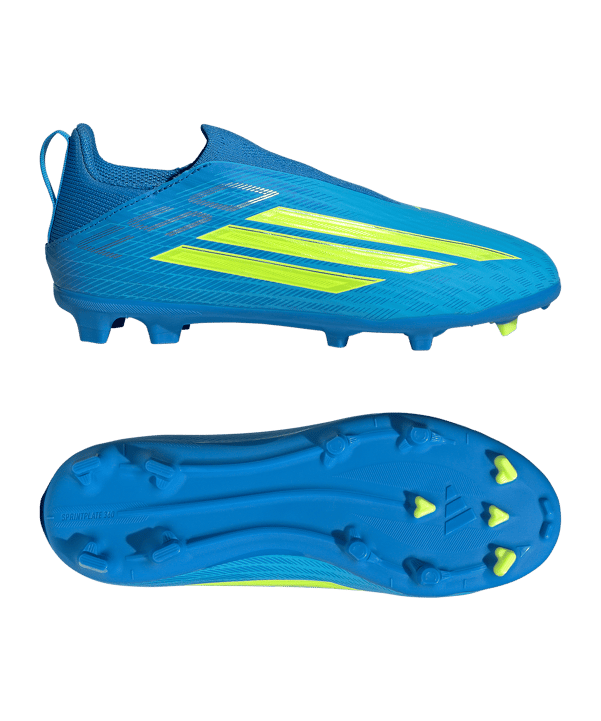 adidas F50 League LL FG/MG Ice Cold Precision Kids Blau - blau