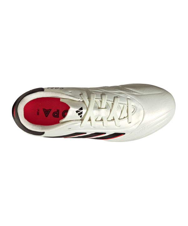 adidas COPA Pure 2 Elite FG Solar Energy Kids Weiss Schwarz Rot - weiss