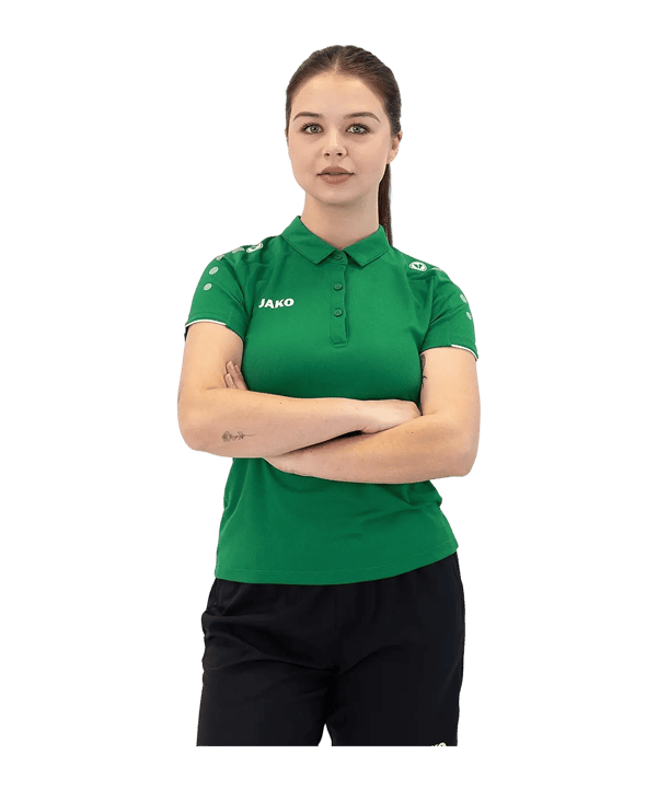 JAKO Classico Polo Donna Verde C06 - verde