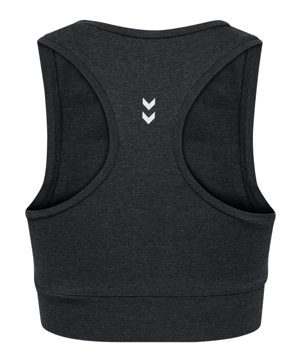 Hummel Pulse Logo Light Support Sport-BH Damen Schwarz F2508 - schwarz