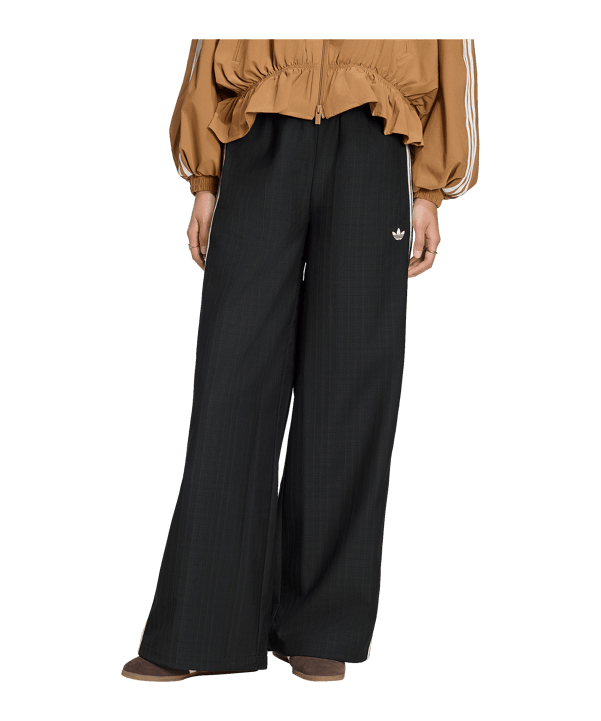 adidas Originals Loose Check Track Hose Damen Schwarz - schwarz