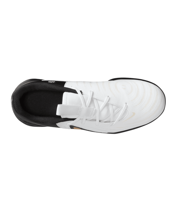 Nike Jr Phantom GX II Academy TF Kids Mad Ready Weiss Schwarz Gold F100 - weiss