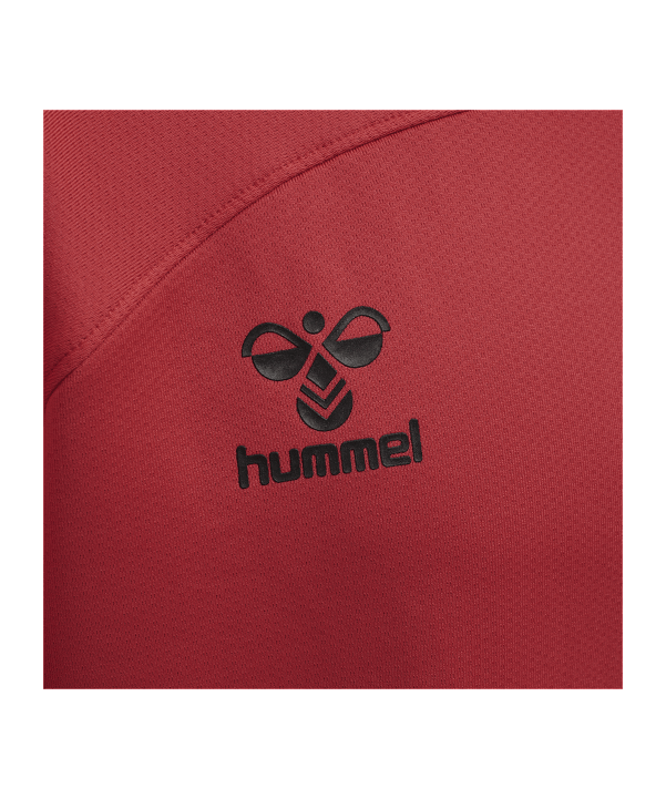 Hummel hmlLEAD HalfZip Sweatshirt Kids Rot F3062 - rot
