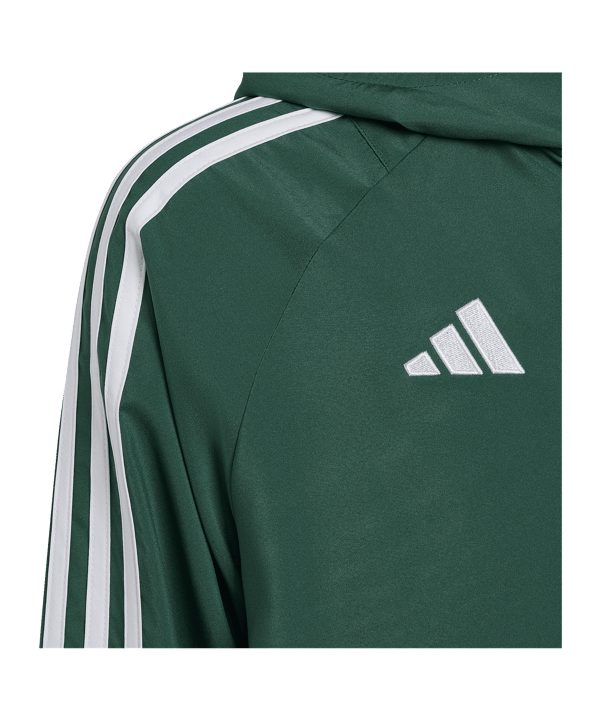 adidas Tiro 24 Windbreaker Kids Grün Weiss - gruen